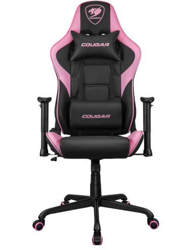 Игровое кресло Cougar ARMOR ELITE, ПВХ Кожа, Чёрный | Розовый
