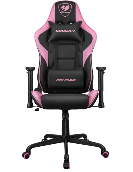 Игровое кресло Cougar ARMOR ELITE, ПВХ Кожа, Чёрный | Розовый