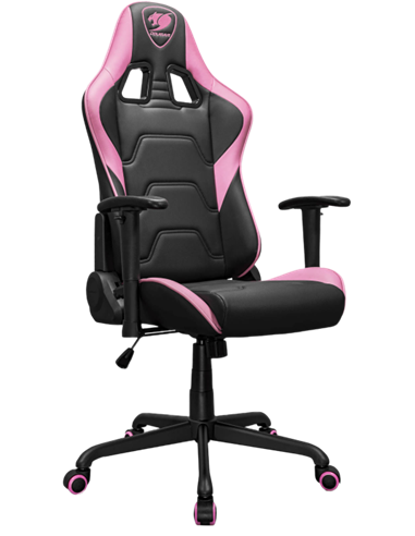 Игровое кресло Cougar ARMOR ELITE, ПВХ Кожа, Чёрный | Розовый