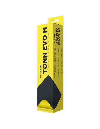 Игровой коврик для мыши HATOR Tonn EVO, Medium, Чёрный