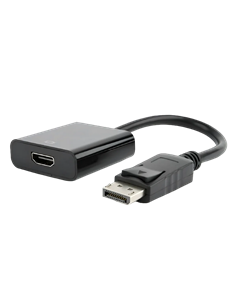 Видеоадаптер Cablexpert AB-DPM-HDMIF-002, DisplayPort (M) - HDMI (F), 0,1м, Чёрный