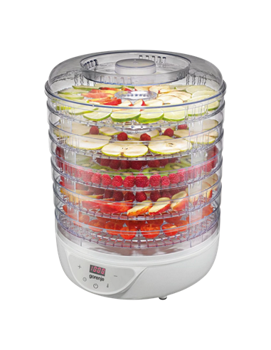 Deshidrator de fructe Gorenje FDK24DW, Alb