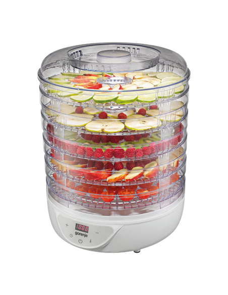 Deshidrator de fructe Gorenje FDK24DW, Alb