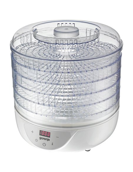 Deshidrator de fructe Gorenje FDK24DW, Alb