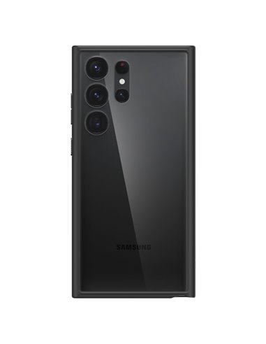Husă Spigen Samsung S23 Ultra, Ultra Hybrid, Negru mat