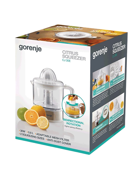 Storcător de citrice Gorenje CJ30E, Alb | Bronz
