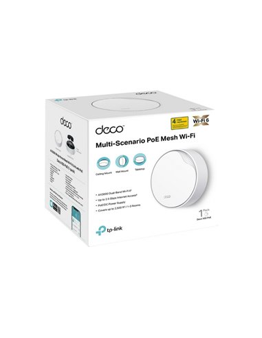Router fără fir TP-LINK Deco X50-PoE(1-pack), , Alb