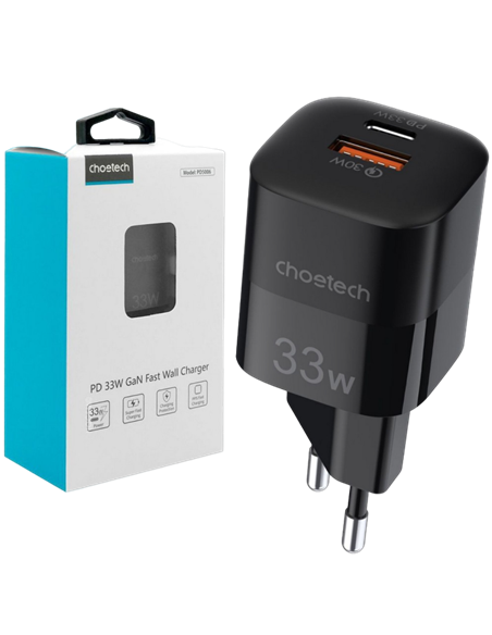 Încărcător Choetech PD5006-BK, 33W, Negru