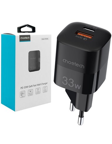 Încărcător Choetech PD5006-BK, 33W, Negru