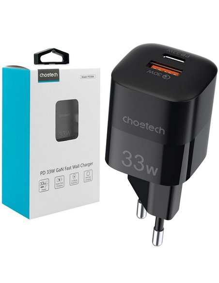 Încărcător Choetech PD5006-BK, 33W, Negru