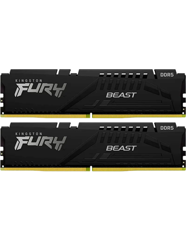 Memorie RAM Kingston FURY Beast, DDR5 SDRAM, 5600 MHz, 128GB, KF556C36BBEK2-128