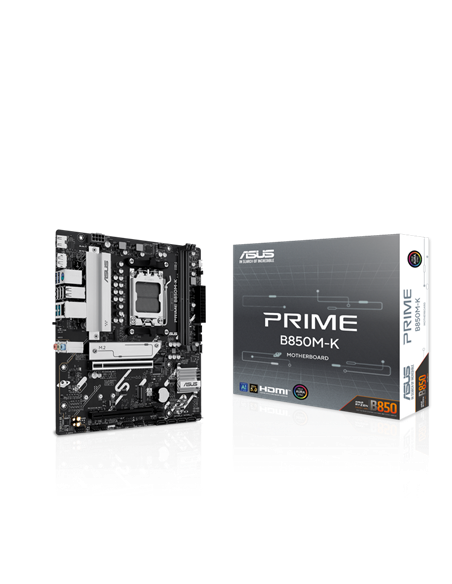 Материнская плата ASUS PRIME B850M-K, AM5, AMD B850, ATX
