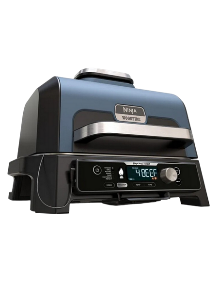 Grătar electric Ninja Woodfire Pro Connect XL, 1700W, Albastru | Negru Grătar electric Ninja Woodfire Pro Connect XL, 1700W, Albastru | Negru