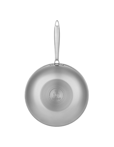 Tigaie WOK RESTO 95349, 28cm, Oțel inoxidabil