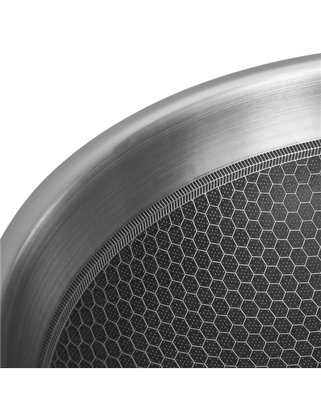 Tigaie WOK RESTO 95349, 28cm, Oțel inoxidabil