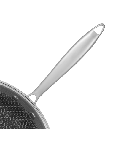 Tigaie WOK RESTO 95349, 28cm, Oțel inoxidabil