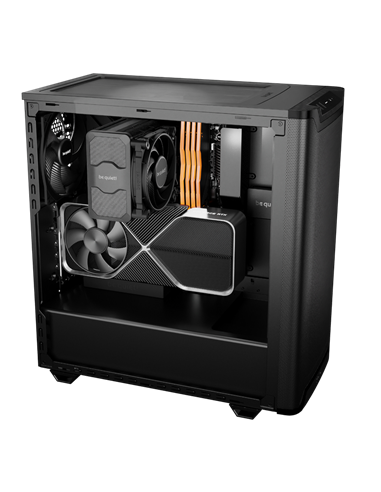 Carcasă PC be quiet! Pure Base 501 Airflow, Midi-Tower, Fără PSU, Negru