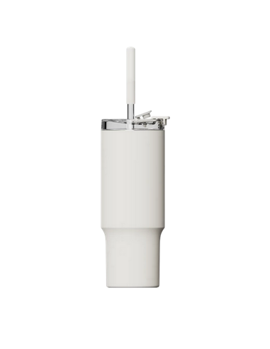 Cană termos Xiaomi Straw Mug, 1L, Alb