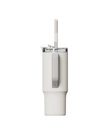 Cană termos Xiaomi Straw Mug, 1L, Alb