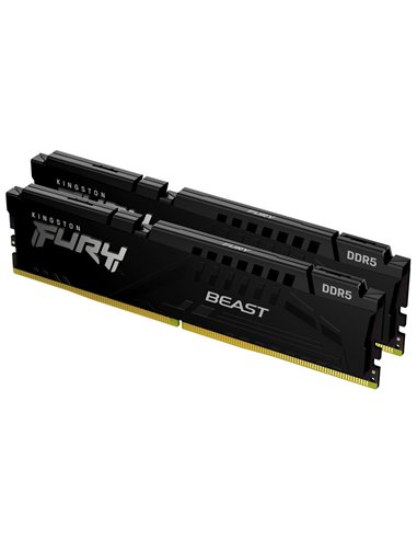 Оперативная память Kingston FURY Beast, DDR5 SDRAM, 5200 МГц, 16Гб, KF552C40BB-16