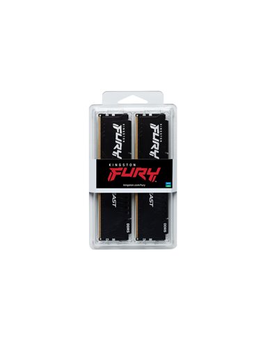 Оперативная память Kingston FURY Beast, DDR5 SDRAM, 5200 МГц, 16Гб, KF552C40BB-16
