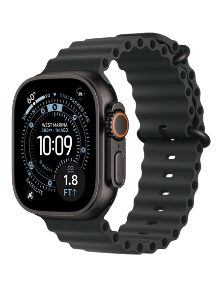 Ceas inteligent Apple Watch Ultra 3, 49mm, Black Ocean