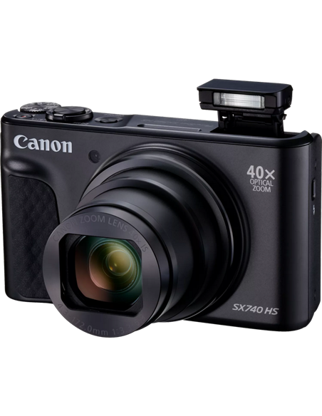 Aparat Foto Compact Canon PowerShot SX740 HS Lite Edition Travel Kit, Negru Aparat Foto Compact Canon PowerShot SX740 HS Lite Edition Travel Kit, Negru