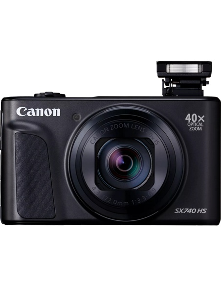 Aparat Foto Compact Canon PowerShot SX740 HS Lite Edition Travel Kit, Negru Aparat Foto Compact Canon PowerShot SX740 HS Lite Edition Travel Kit, Negru