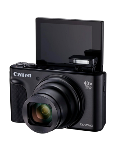 Aparat Foto Compact Canon PowerShot SX740 HS Lite Edition Travel Kit, Negru