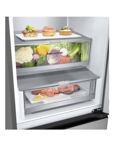 Холодильник LG GBV7280DMB, Серебристый