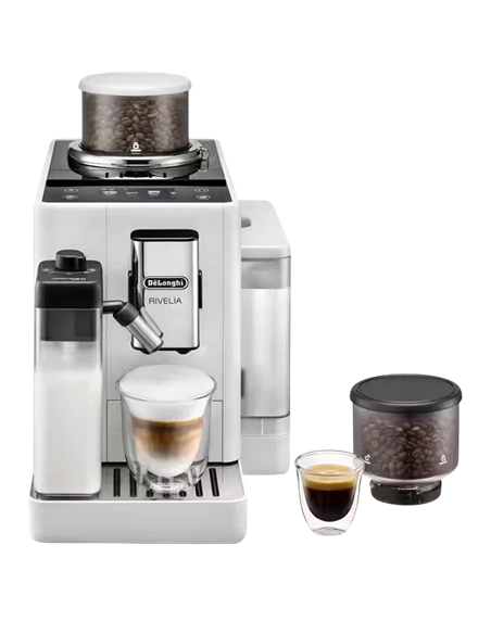 Aparat de cafea DeLonghi EXAM 440.55 W, Arctic White