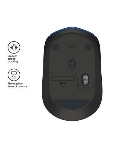 Mouse Wireless Logitech M171, Albastru