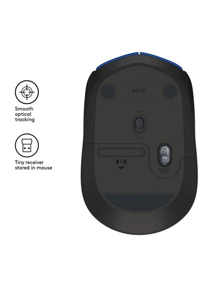 Беcпроводная мышь Logitech M171, Синий