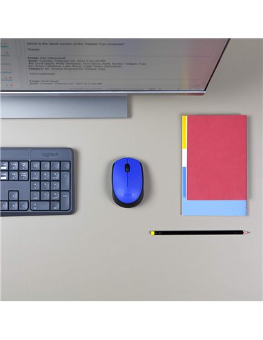 Mouse Wireless Logitech M171, Albastru
