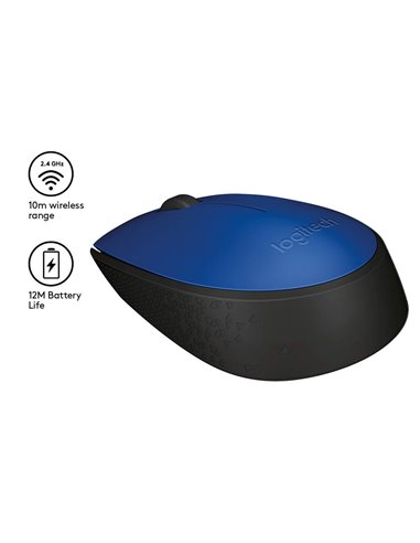 Mouse Wireless Logitech M171, Albastru