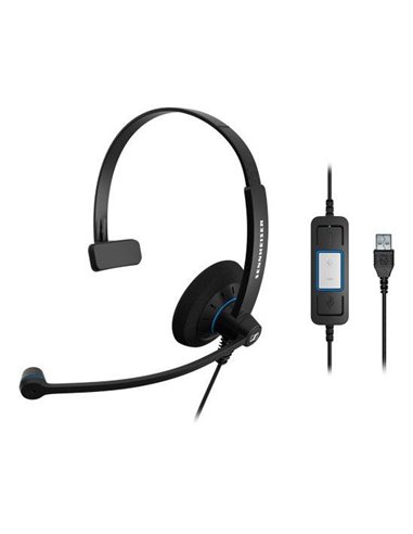 Headset EPOS SC 30 USB Mono, ActiveGard®, Mic Noise-cancelling, volume/mute control, cable 2m