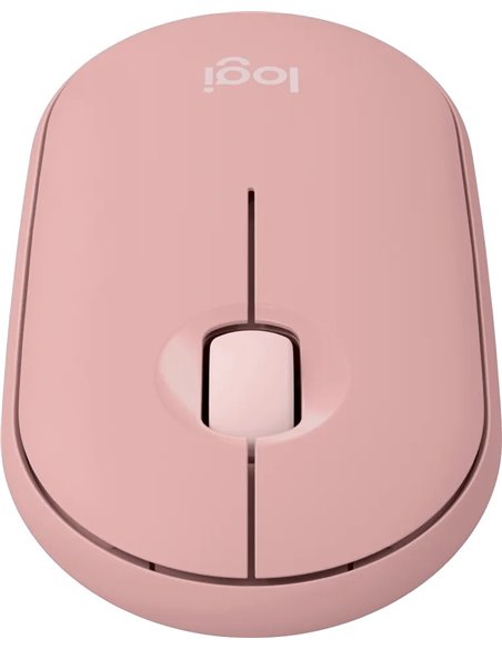 Mouse Wireless Logitech Pebble Mouse 2 M350s, Tonal Rose