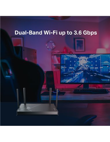 Wi-Fi Router TP-LINK Archer BE230/ AX3600 Dual Band / Wi-Fi7 / 2.5Gigabit / 4 external antennas
