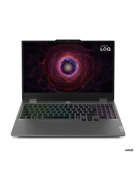 Ноутбук 15.6” Lenovo LOQ 15ARP9/ AMD Ryzen 7 7435HS/ 24GB/ 512GB SSD/ RTX 4050/ Luna Grey