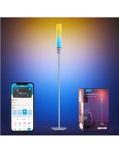 lampa de podea GOVEE RGBICW Cylinder Floor Lamp, Wi-Fi + BT, Multicolor + Extra White LEDs 2