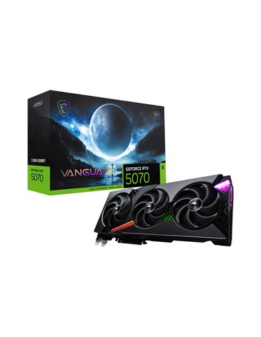 Видеокарта MSI GeForce RTX 5070 VANGUARD 12G SOC/ 12GB / GDDR7 / 192bit