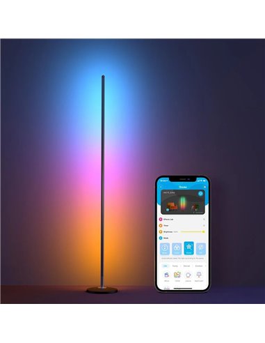 Lampa de podea GOVEE RGBICW Floor Lamp, Wi-Fi + BT, Multicolor + Extra White LEDs