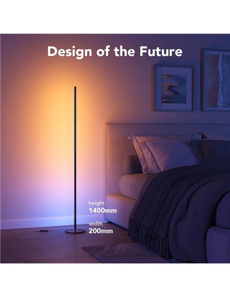 Торшер GOVEE RGBICW Floor Lamp, Wi-Fi + BT, Multicolor + Extra White LEDs Торшер GOVEE RGBICW Floor Lamp, Wi-Fi + BT, Multicolor + Extra White LEDs