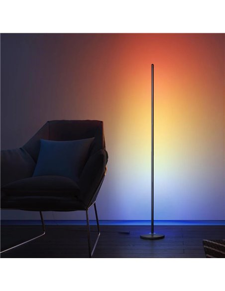 Lampa de podea GOVEE RGBICW Floor Lamp, Wi-Fi + BT, Multicolor + Extra White LEDs