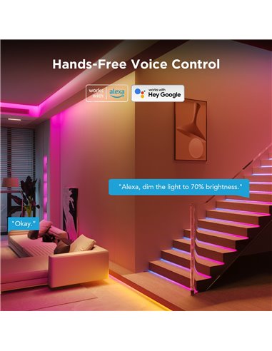 Banda LED GOVEE RGBIC S LED / 10m / Multicolor / Wi-Fi / Bluetooth