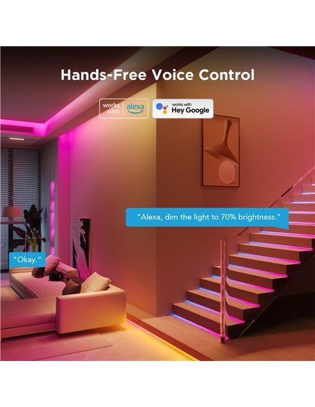 Banda LED GOVEE RGBIC S LED / 10m / Multicolor / Wi-Fi / Bluetooth