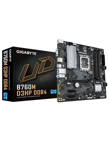 Материнская плата GIGABYTE B760M D3HP DDR4 / 1700 / B760 / DDR4 / mATX