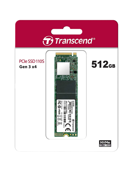 Накопитель SSD Transcend 110S, 512Гб, TS512GMTE110S