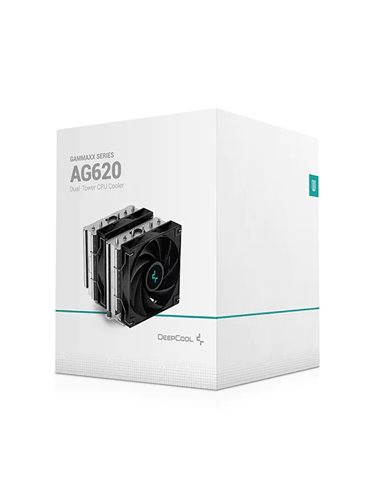 Cooler DEEPCOOL AG620 / Universal / 260W / 300~1850rpm, <29.4dBA / 67.88CFM / Black
