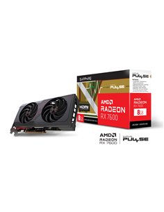 Placa video Sapphire PULSE Radeon RX 7600 / 8GB / GDDR6 / 128bit